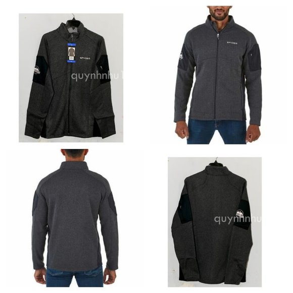 Spyder Other - NWT Spyder Men full-zip Empire Jacket in black